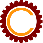 Cyclus logo - a gear with a letter C inscribed